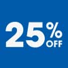 25% off