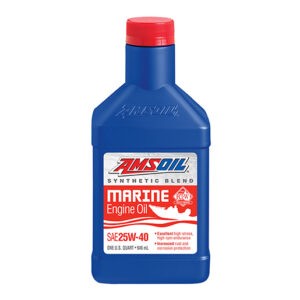 AMSOIL 25W-40 Synthetic Blend Marine Engine Oil