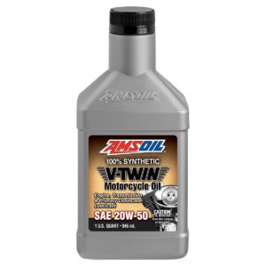 AMSOIL 20W-50 V-Twin Motorcycle Oil 