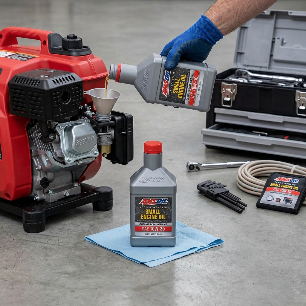 AMSOIL 10W30 Synthetic Generator Oil - Image 4