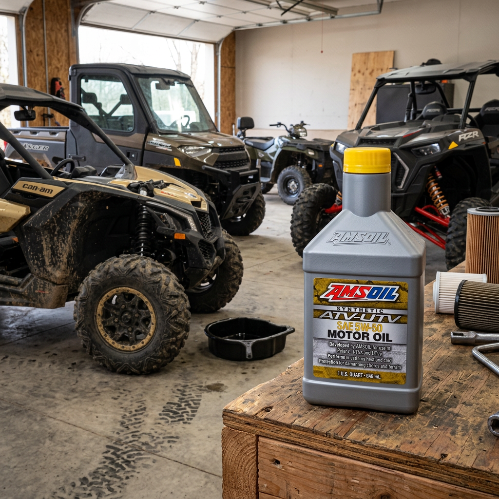 AMSOIL 5W-50 100% Synthetic ATV/UTV Motor Oil - Image 2