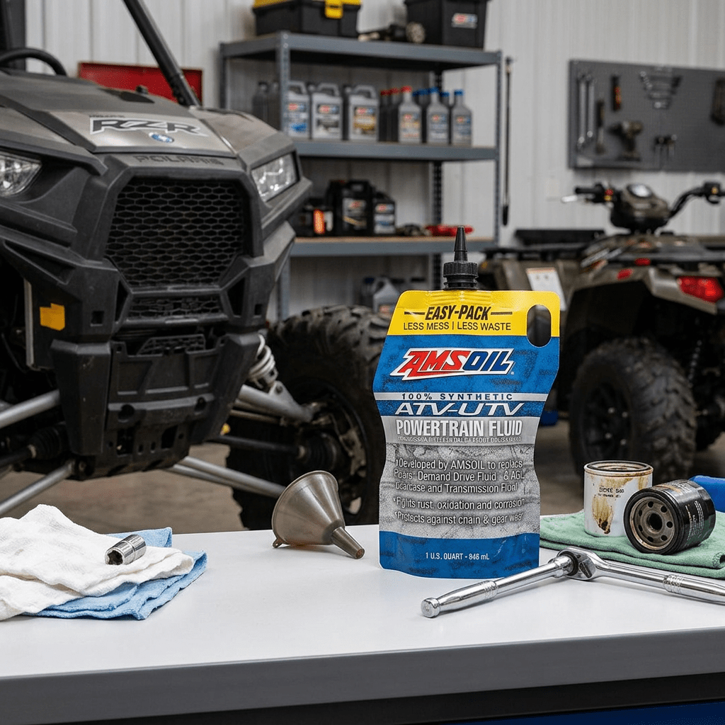 AMSOIL 100% Synthetic ATV/UTV Powertrain Fluid - Image 2