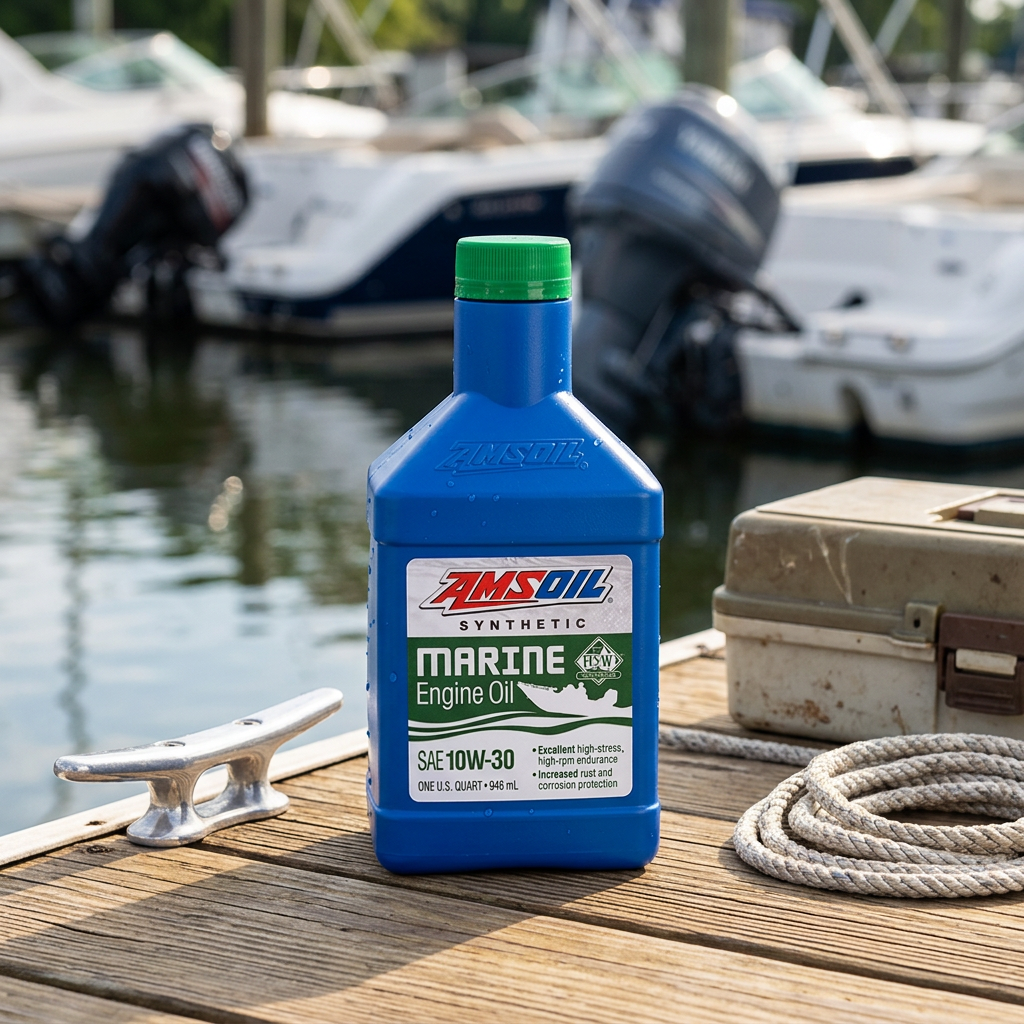 AMSOIL 10W30 Synthetic Marine Engine Oil - Image 2