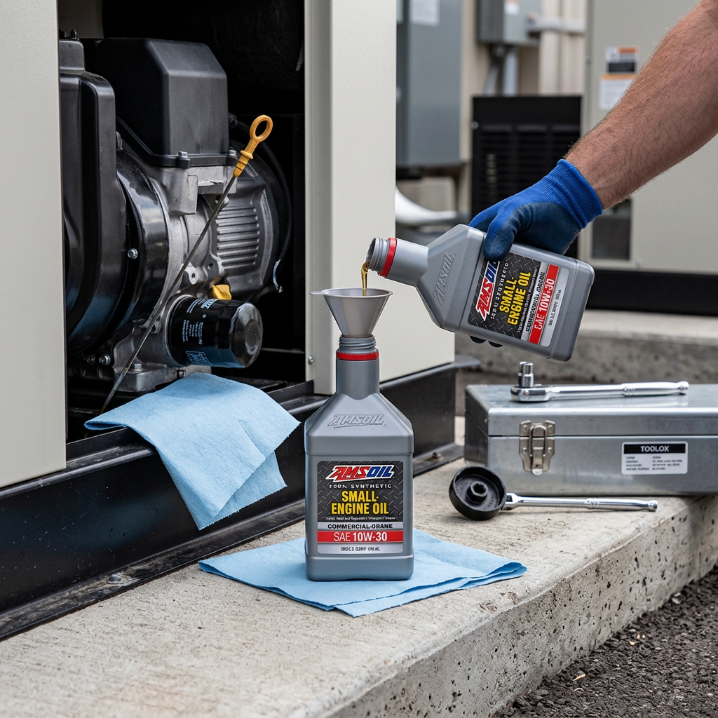 AMSOIL 10W30 Synthetic Generator Oil - Image 3