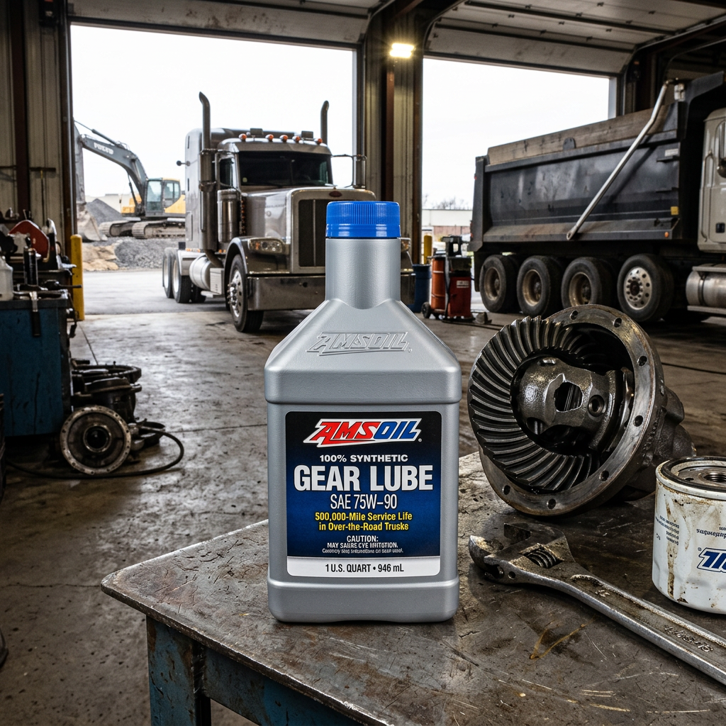 AMSOIL 75W90 Synthetic Gear Oil for Long-Life Protection - Image 2