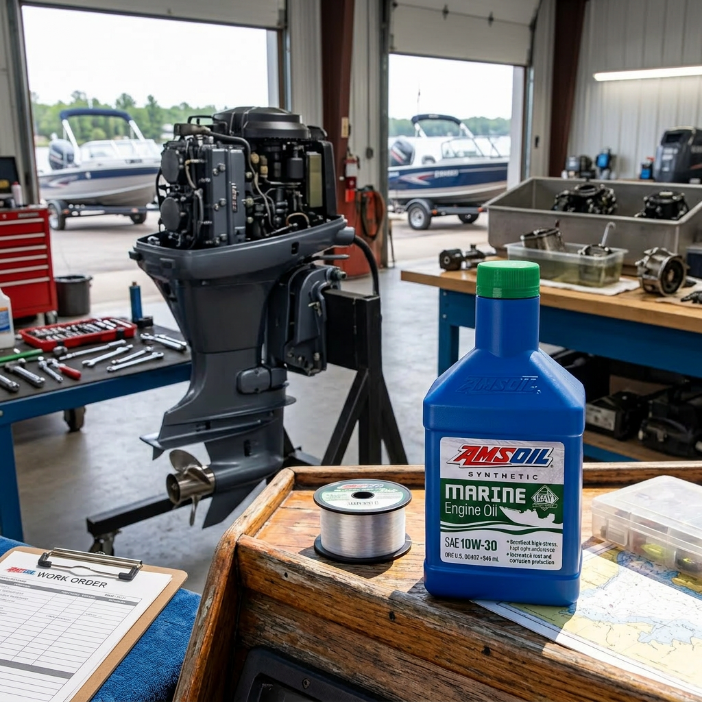 AMSOIL 10W-30 100% Synthetic Marine Engine Oil - Image 4