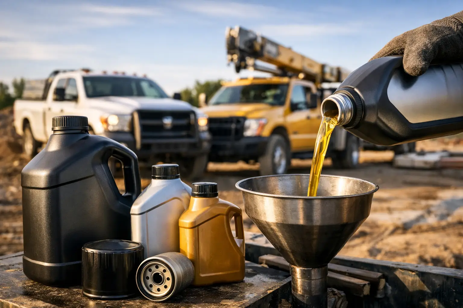 Best Oils for Contractor Trucks That Work Hard