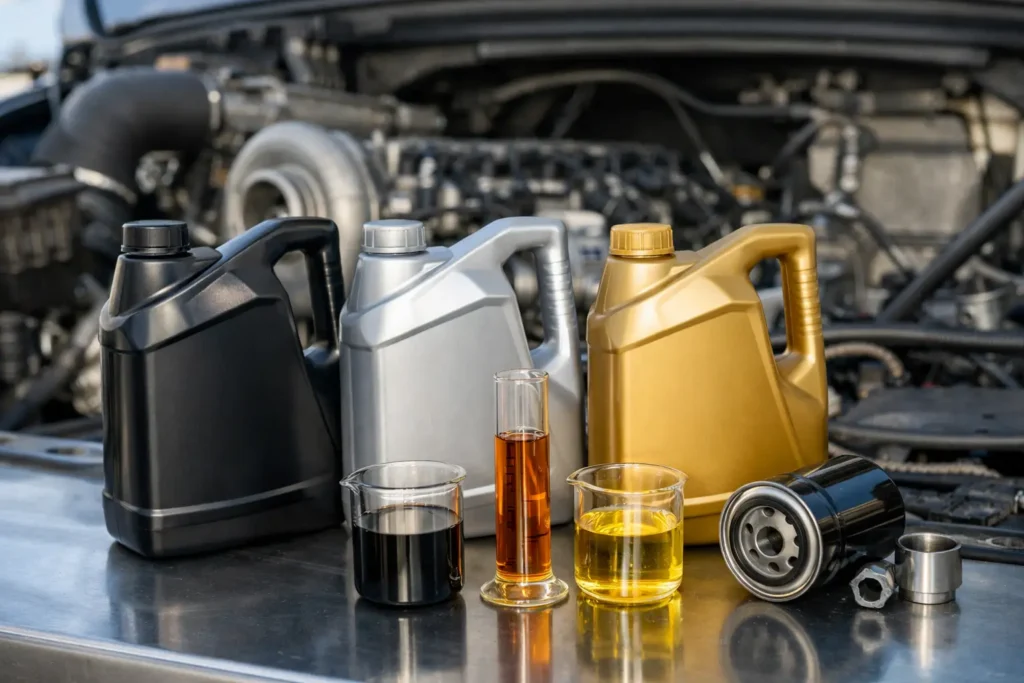 Synthetic Diesel Oil Comparison for Working Engines
