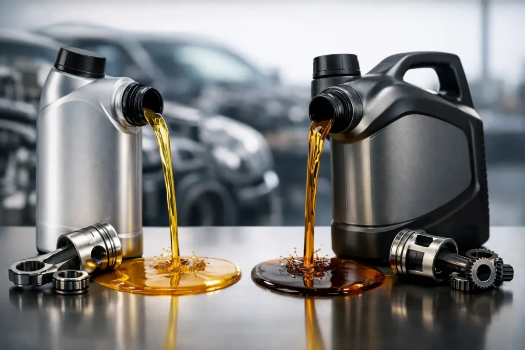 Synthetic Oil Versus Blend Oil Compared