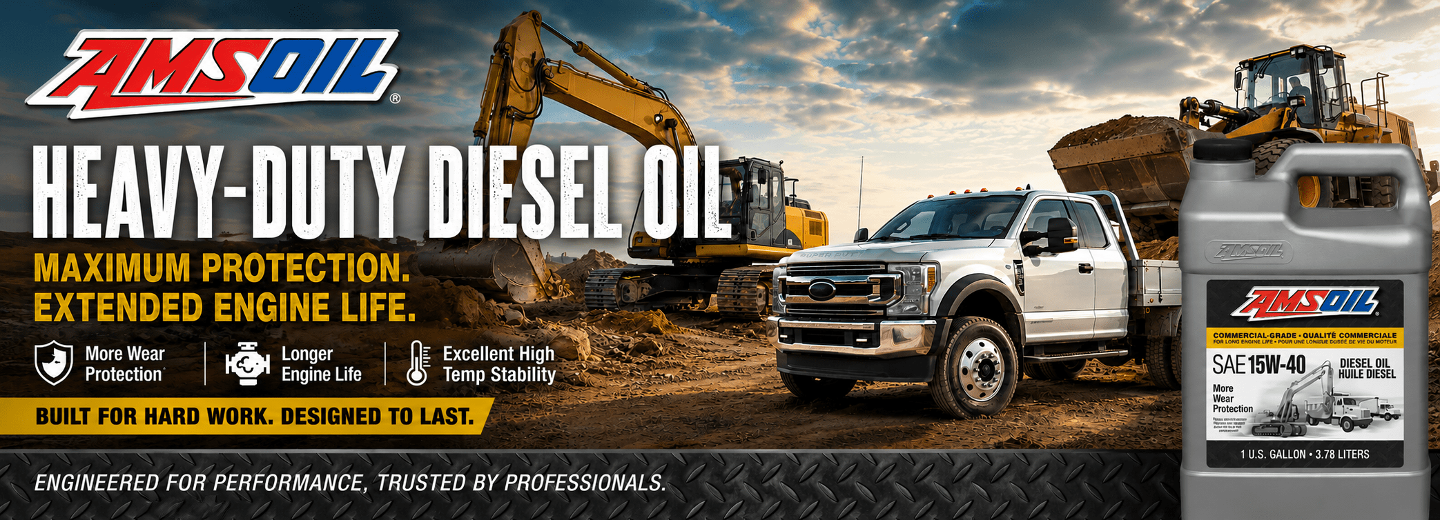 AMSOIL Heavy-Duty Diesel Engine Oil
