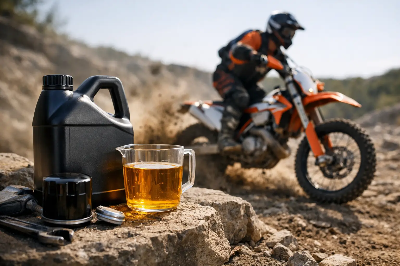 Dirt Bike Oil That Holds Up Under Hard Riding