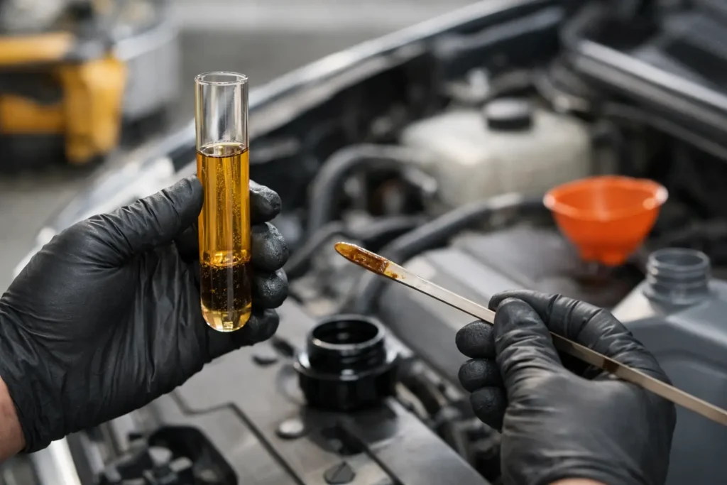 How to Check Oil Contamination Before Damage
