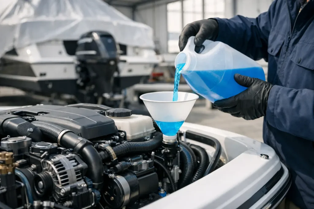 How to Winterize a Marine Engine Before Storage